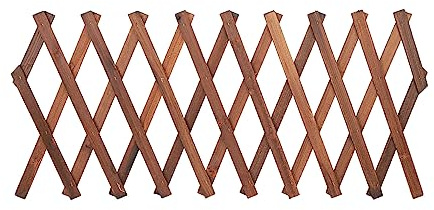 ZYLARUM Expandable Plant Trellis | Adjustable Pine Climbing Lattice for Gardens | 180x25cm Extensible Fence Support for Vines/Flowers/Vegetables | Organic Wood Privacy Screen