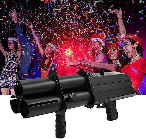 Elektronische Multicolor Konfetti Konfettikanonen-Werfermaschine, elektrische Kanone, professioneller Handsprüher für Konzertpartys, Hochzeiten, Neujahrsgeburtstage.