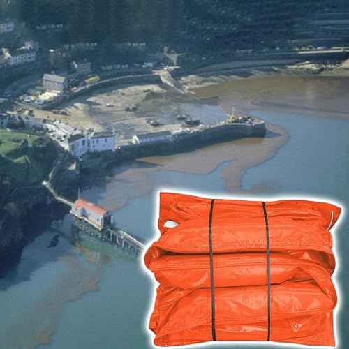 Braccio galleggiante personalizzabile in PVC per contenimento dell'olio - Barriera marina contro le fuoriuscite per bacini, porti e corsi d'acqua, intercetta efficacemente detriti superficiali e alghe