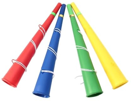 Kcfyygkm 1 st Stadium Vuvuzela Horn, Plast Loud Sound Cheering Trumpet för Soccer Football Games, Kids Party Toy, Noise Maker
