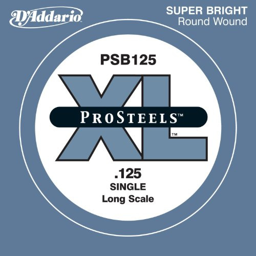 D'Addario PSB125 Einzelsaite für Bass 0,32 cm (0,125 Zoll)