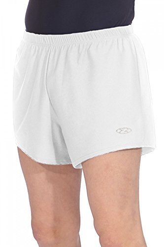 The Zone Boys'/Men's Gymnastics Shorts 26 - Age 5/6 White