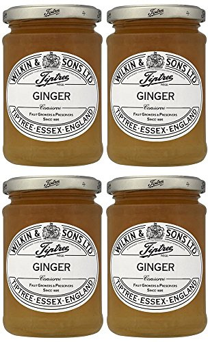 Tiptree Lot de 4 boîtes de conservation au gingembre 340 g