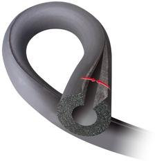 9mm Thick Wall 22mm Bore 2m Self-Seal K-Flex Interior Pipe Insulation ::