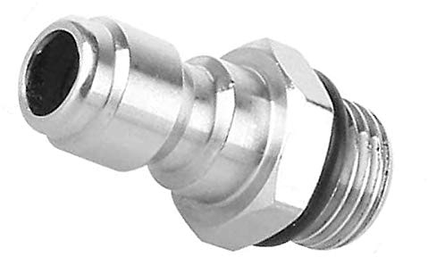 1/4'' Quick Release Connector, 14mm Male Thread to 1/4 inch Quick Release Adapter Pressure Washer Sprayer Snow Foam Lance Bottle Connecting Parts Stainless Steel Coupler