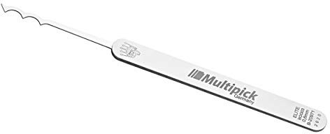 Multipick ELITE Profi Lockpicking Dietrich Bogota Triple (BOG03) - 0,6 mm - Made in Germany - Lockpicking Set - Dietrich Set für den professionellen Gebrauch für Schlüsseldienst und Behörden