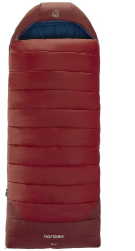 Nordisk Puk -2 Blanket Schlafsack M rot/blau