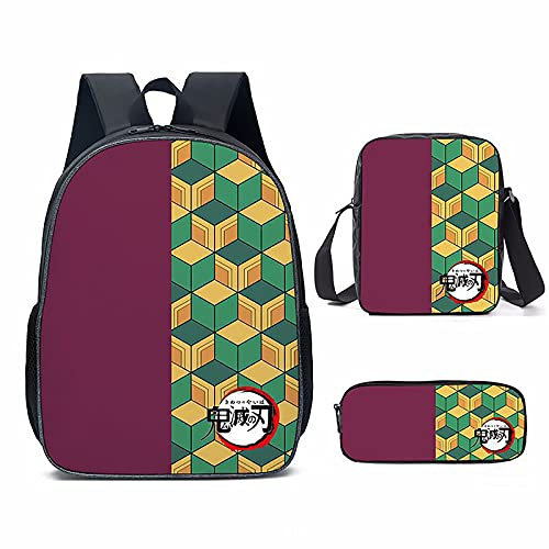 Mochila de anime, con impresión 3D, bolsa de viaje de gran capacidad para adolescentes, niñas, niños, fanáticos, estudiantes, Estilo 23