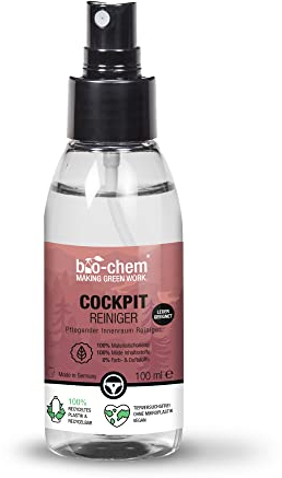 Bio-Chem Entretien Cockpit 100 ML Cockpitspray I Nettoyant pour intérieur de Voiture avec Soin Doux pour Le Cuir et Le Plastique I Assure Un éclatant avec Protection sur Les Tableaux de Bord