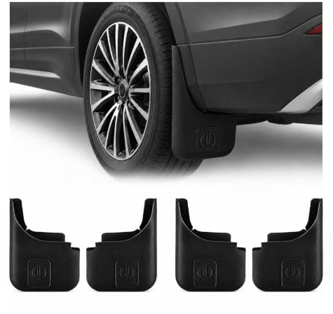 OMAC Schmutzfänger für Nissan Qashqai J10 2007-2013 4tlg | Spritzschutz, Kotflügel, ABS, Universal, Schutz vor Schlamm, Schmutz & Steine