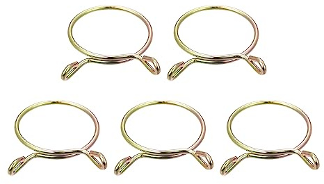 sourcing map 5 Stk. Schlauchschellen, 30mm ID für 28-28.5mm Benzinschlauch Schellen, 65Mn Stahl Kraftstoffleitung Rohrschellen für Luftschläuche Wasserschläuche Silikonschläuche