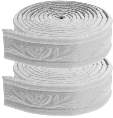 Baluue Bordatura Autoadesiva Per Pareti 89.76In X 1.77In Striscia Di Bordatura Decorativa Resistente Realistica Facile Da Installare Adesivo Battiscopa Per Cucina Bagno Tv Hotel