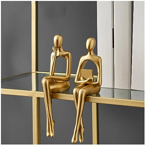 Tauzveok Abstrakte Denker Statue, Figuren Ornamente Skulpturen,Modern Skulptur Deko für Wohnzimmer Schlafzimmer Office Desktop Dekoration