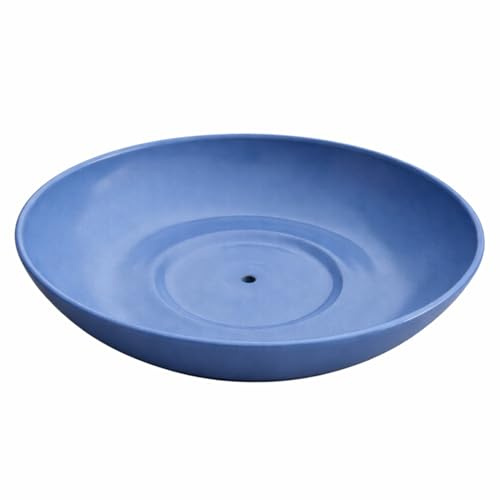 Kerazo Keramik Bonsaischale Ø60x18 cm Pflanzschale Elegance, frostfest, witterungsbeständig (hellblau)
