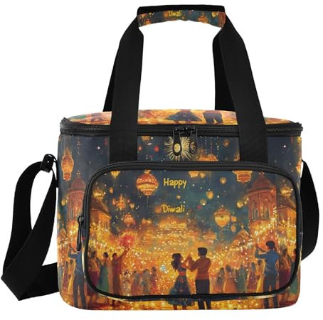 Happy Diwali Light Kühlbox Reisekühler Klein Kühlbox Lunchbox