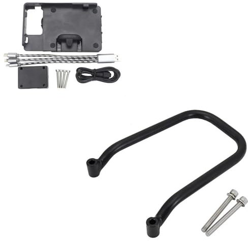 HHRDYY Supporto Adattatore per Supporto di Navigazione per Smartphone GPS per Motocicletta per B&MW S1000XR S 1000 XR S1000xr 2020 2021 2022 2023 2024 Supporto per Telefono per Moto(Nero 3)