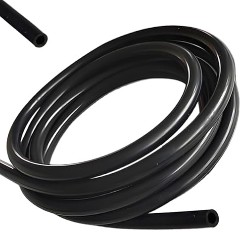 6 Metros Manguera de Silicona de Vacío 4mm Diámetro Interior y 8mm Manguera de Vacio Automoción, Alto Temperatura Manguera Vacío Flexible Tubo de Silicona para Coche, Aire o Agua