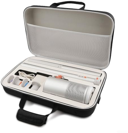Hard Carrying Case for XGIMI MoGo 4 (2025) Projector, EVA Portable Travel Case Storage Case with Shoulder Straps, Separate Storage for Remote Control, Charger and Other Accessories