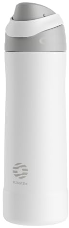 Fjbottle Botella Agua Acero Inoxidable 750ml, Térmica con Botón y Funda