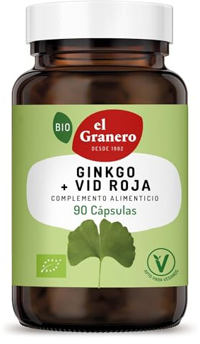 El Granero Integral - Ginkgo + Vid Roja Bio - 90 Cápsulas
