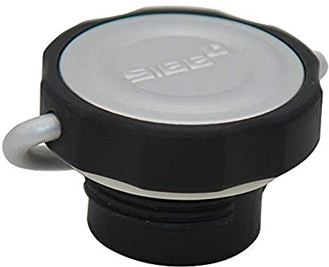 SIGG Retro Top Verschluss (One Size), Ersatzteil Trinkflasche mit Enghals oder WMB Adapter, auslaufsicherer Verschluss, Silber