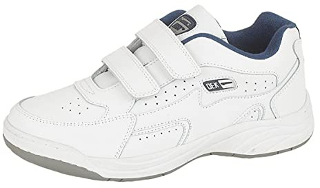 Dek Mens Orleans Wide Trainers Touch White(Size: 11 UK)