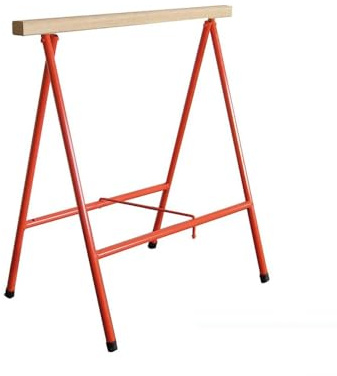 Tréteaux Pliants Professionnels 80 cm – Robustes et Légers – Charge 300 kg la Paire – Tréteaux Chantier, Atelier, Bricolage, Bois et Métal – Pliables et Faciles à Transporter