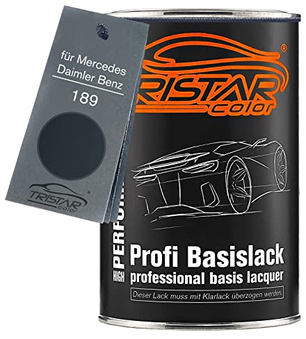 TRISTARcolor Autolack Dose für Mercedes 189 Smaragdschwarz Metallic 1,0L