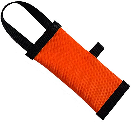 Dog24 Hunde-Futterdummy/Trainingsdummy/Feuerwehrschlauch/Apportier-Tasche für Leckerlies und Hundesnacks/Futterbeutel/Leckerlie-Beutel/schwimmfähig/Preydummy/Snack Dummy (XL (27cm))