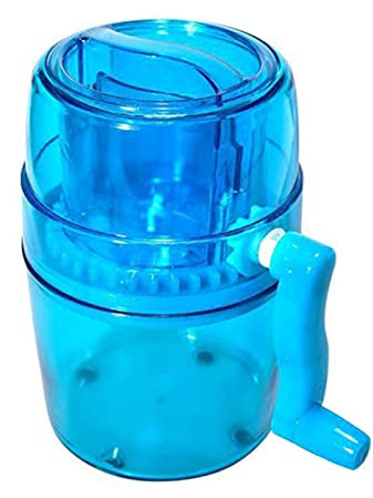 Ice Crusher Haushalt Mini Eissasierer Brecher Handheld Schnee Manuelle Zerquetschende Eismaschine Gebratene Eismaschine DIY Eisbrecher Eisblockhersteller Ice Crusher Manuell (Color : Blue)