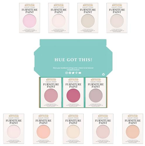 Rust-Oleum Furniture Paint in Chalky Finish – Sweet Pinks Tester Box