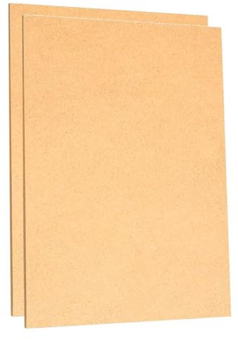 Acan Tradineur - Pack de 2 Tablas de Marqueteria - Densidad Media - Fabricado en Madera MDF - Ideal para la decoración y Manualidades - 30x40 cm - Grosor: 0,3 cm