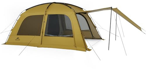 Naturehike 4 seasons waterproof camping tent with chimney 3-6 persons thermal Hot tent family tent suitable for camping, car travel