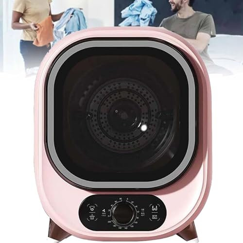 Tumble Dryer,Portable Condenser Tumble Dryer, Small 5kg Vented Dryer, Wall Mounted or Countertop Use, Compact Mini Spin Dryer, 0.8kg Load Capacity,C-220V
