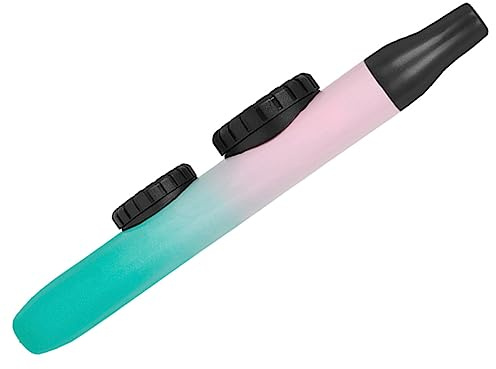Doppelloch Kazoo 1 Satz Professionelles Instrument aus Abs mit Zubehör | Kinder und Erwachsene, Einfache Struktur, Leicht zu Nutzen, für Outdoor Einsatz