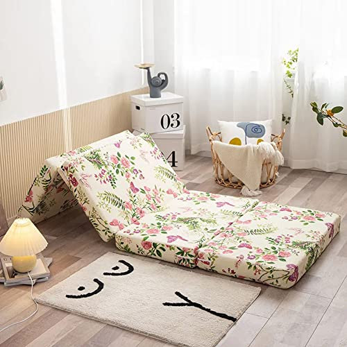 Premium Einzel-Klappmatratze für Schlafzimmer, Büro und Auto, Camping, weiche und dicke Tatami-Isomatte für Gäste, platzsparend, temporäre Bettlösung