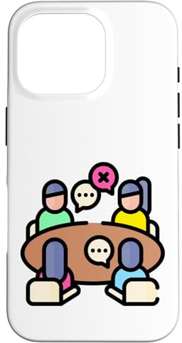 Meeting in The Conference Room Boardroom Meeting Office Case for iPhone 16 Pro