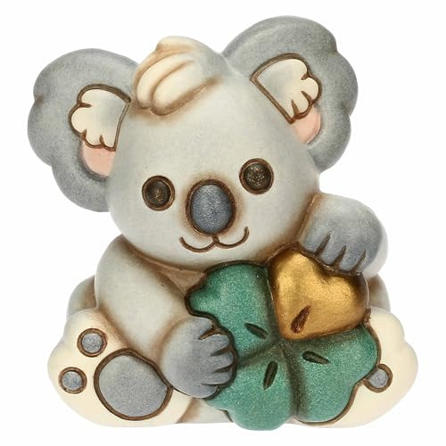 Thun - Mini Koala Sidney Glücksbringer - Keramik - Kollektion Tiere - 5,5 x 4,1 x 5,6 cm