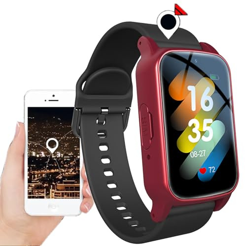 Reloj inteligente para personas mayores con detección de caídas y llamada SOS, sistema de alerta de vida, rastreador GPS, alarma de caída para demencia y Alzheimer