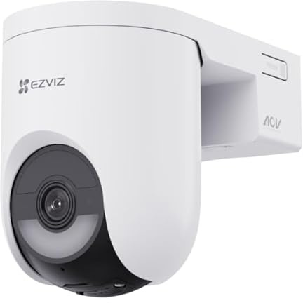 EZVIZ CAMARA WIFI EXTERIOR HB8 2K+ 4MP PANORAMICA-INCLINACION CON BATERIA