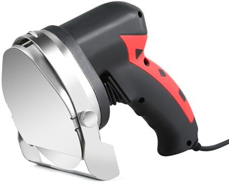 Hakka Electric Kebab Slicer, Shawarma Doner Cutter Handheld Gyros Knife for Shaving Donner Chicken Meat, 0-8mm Thickness, 80W, Stainless Steel