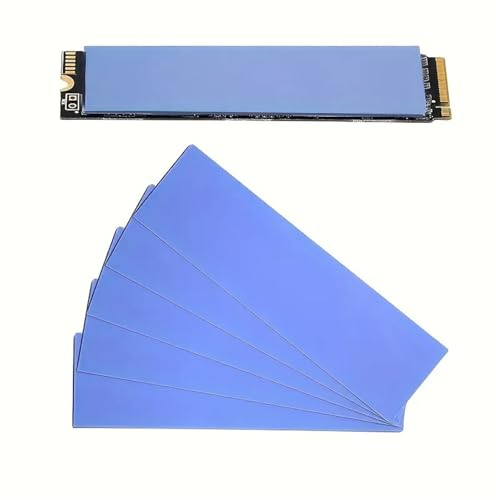 4 Uds. De Almohadillas de refrigeración Silicona for M.2 2280 SSD NVMe, Tarjeta gráfica, Disco Duro, Memoria, Hoja conductora térmica