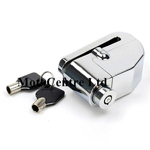 Mammoth - Candado de disco con alarma para motocicleta o scooter (110 dB)