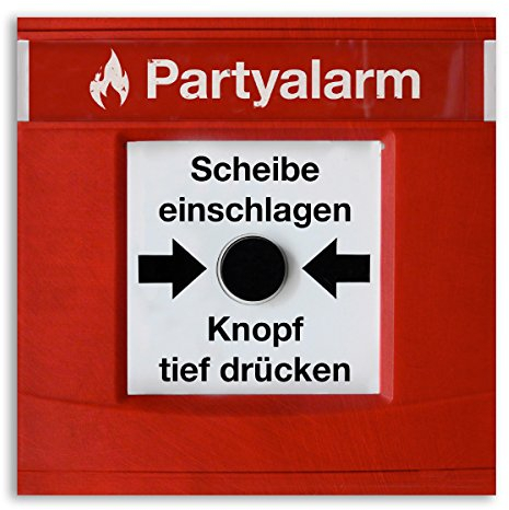 (20 x) Einladungskarten Geburtstag Partyalarm Feueralarm lustig witzig Einladungen