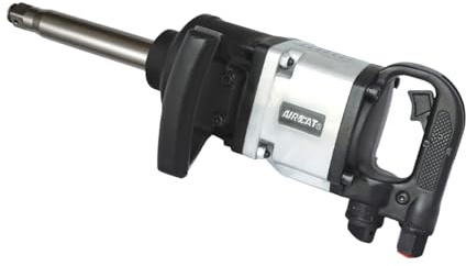 AIRCAT Pneumatic Tools 1992: 1-Inch Straight Impact Wrench with Pinless Hammer Mechanism 2,000 ft-lbs - 8-Inch Extended Anvil