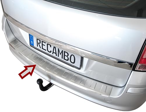 Ladekantenschutz Edelstahl MATT kompatibel für OPEL ASTRA H CARAVAN 2004-2010 | +Abkantung | premium Qualität von RECAMBO