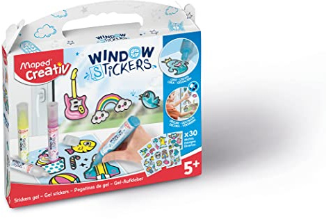 Maped Creativ 907036 Kit per Creare Adesivi in Gel per Finestre