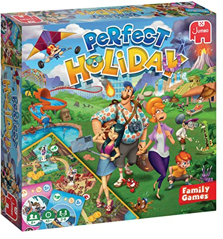 Jumbo Spiele Perfect Holiday Brettspiel – Gesellschaftsspiel ab 8 Jahren - 2 bis 6 Spieler