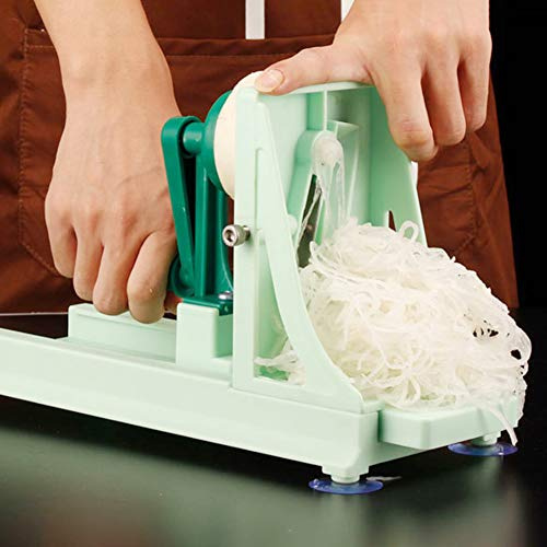 Qingchu Multifunctional Vegetable Cutter Manual Food Spiral Slicer Kitchen Gadgets