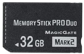 Memeory Stick Pro Duo Carte mémoire PSP haute vitesse compatible avec appareil photo PSP1000 2000 3000 32 Go
